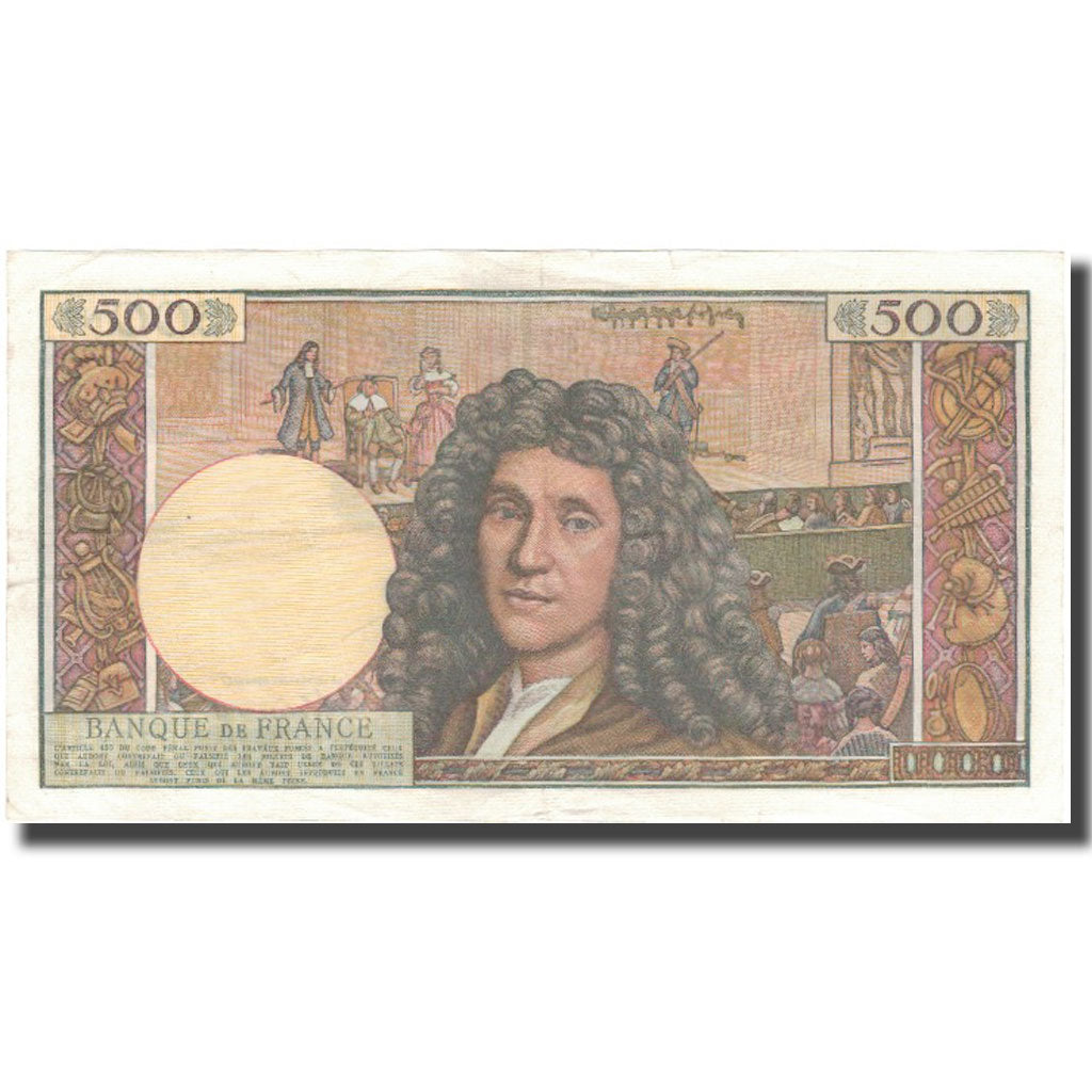 Francia, 500 Nouveaux Francs, Molière, 1959-07-02, MBC, Fayette:60.1, KM:145a