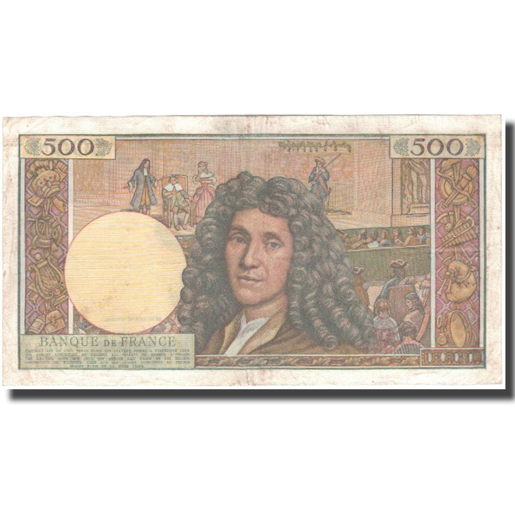 Francia, 500 Nouveaux Francs, Molière, 1959-07-02, MB, Fayette:60.1, KM:145a
