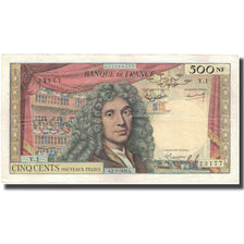 France, 500 Nouveaux Francs, Molière, 1959-07-02, TB+, Fayette:60.1, KM:145a