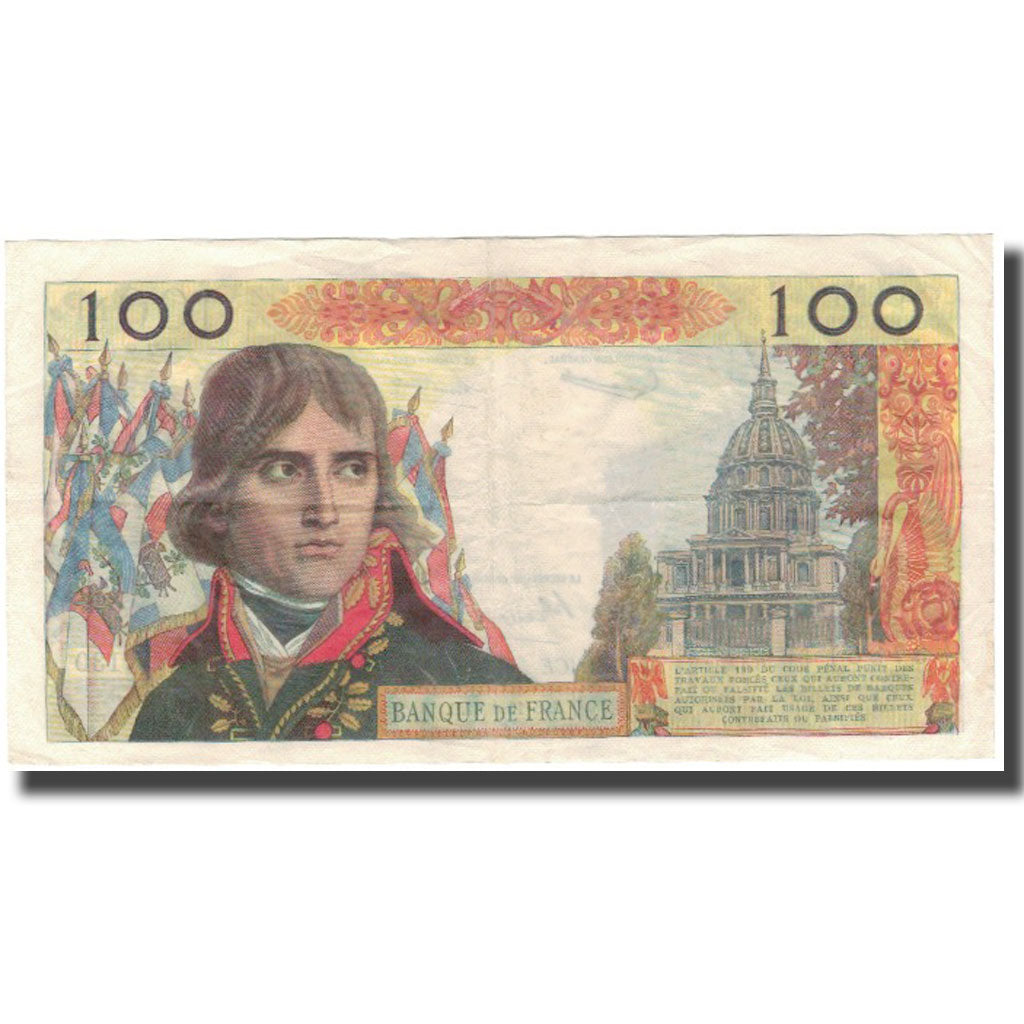 France, 100 Nouveaux Francs, Bonaparte, 1961-10-05, VF(30-35), Fayette:59.12