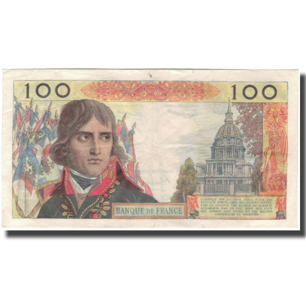 France, 100 Nouveaux Francs, Bonaparte, 1961-10-05, VF(30-35), Fayette:59.12