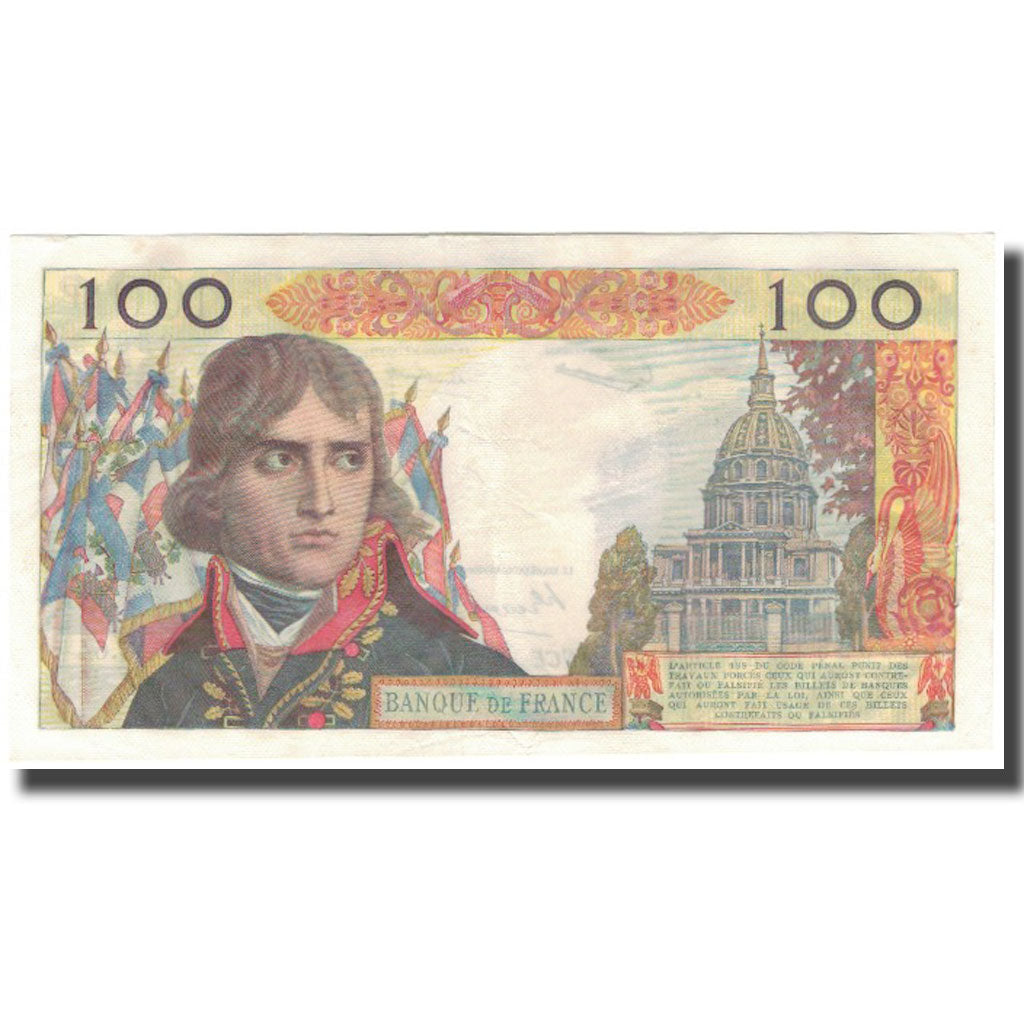 France, 100 Nouveaux Francs, Bonaparte, 1960-04-07, EF(40-45), Fayette:59.6