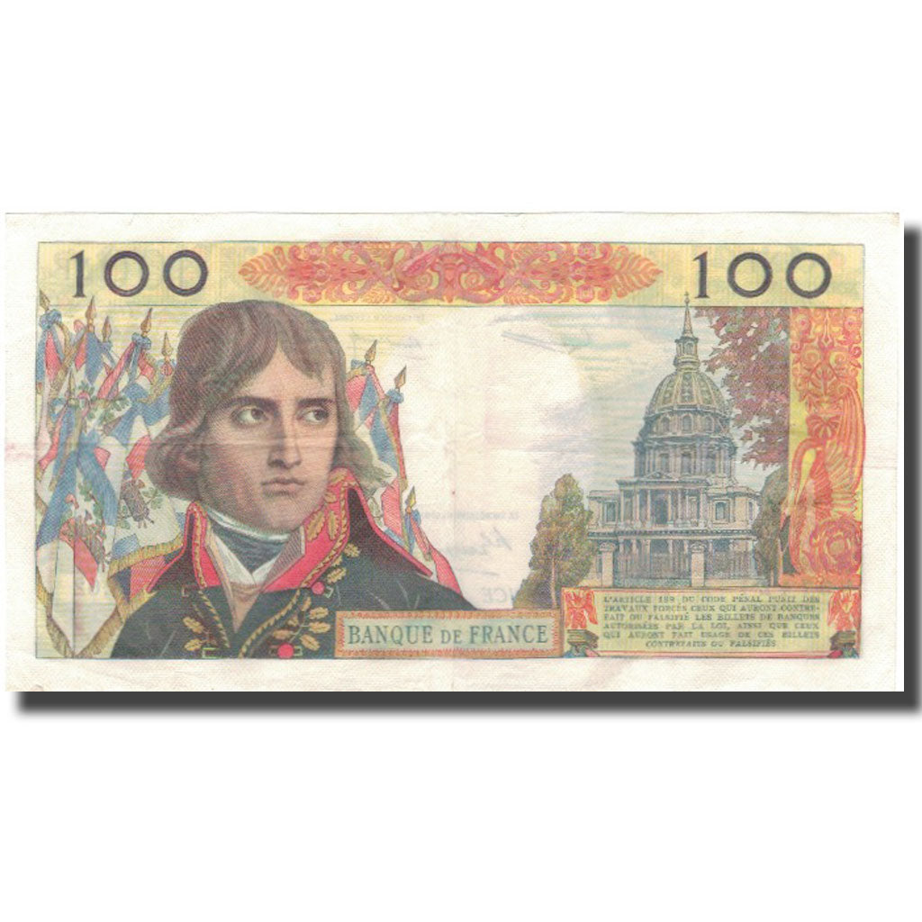 Frankreich, 100 Nouveaux Francs, Bonaparte, 1960-04-07, S+, Fayette:59.6