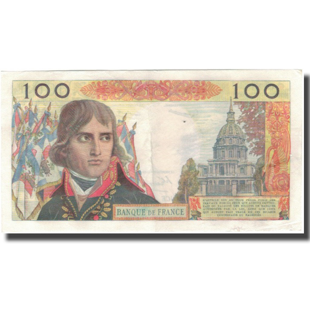 France, 100 Nouveaux Francs, Bonaparte, 1960-04-07, EF(40-45), Fayette:59.6
