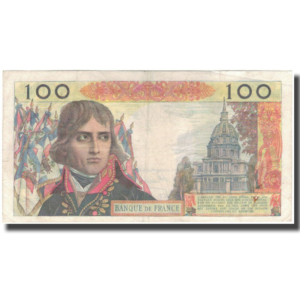 France, 100 Nouveaux Francs, Bonaparte, 1959-12-03, TB, Fayette:59.4, KM:144a