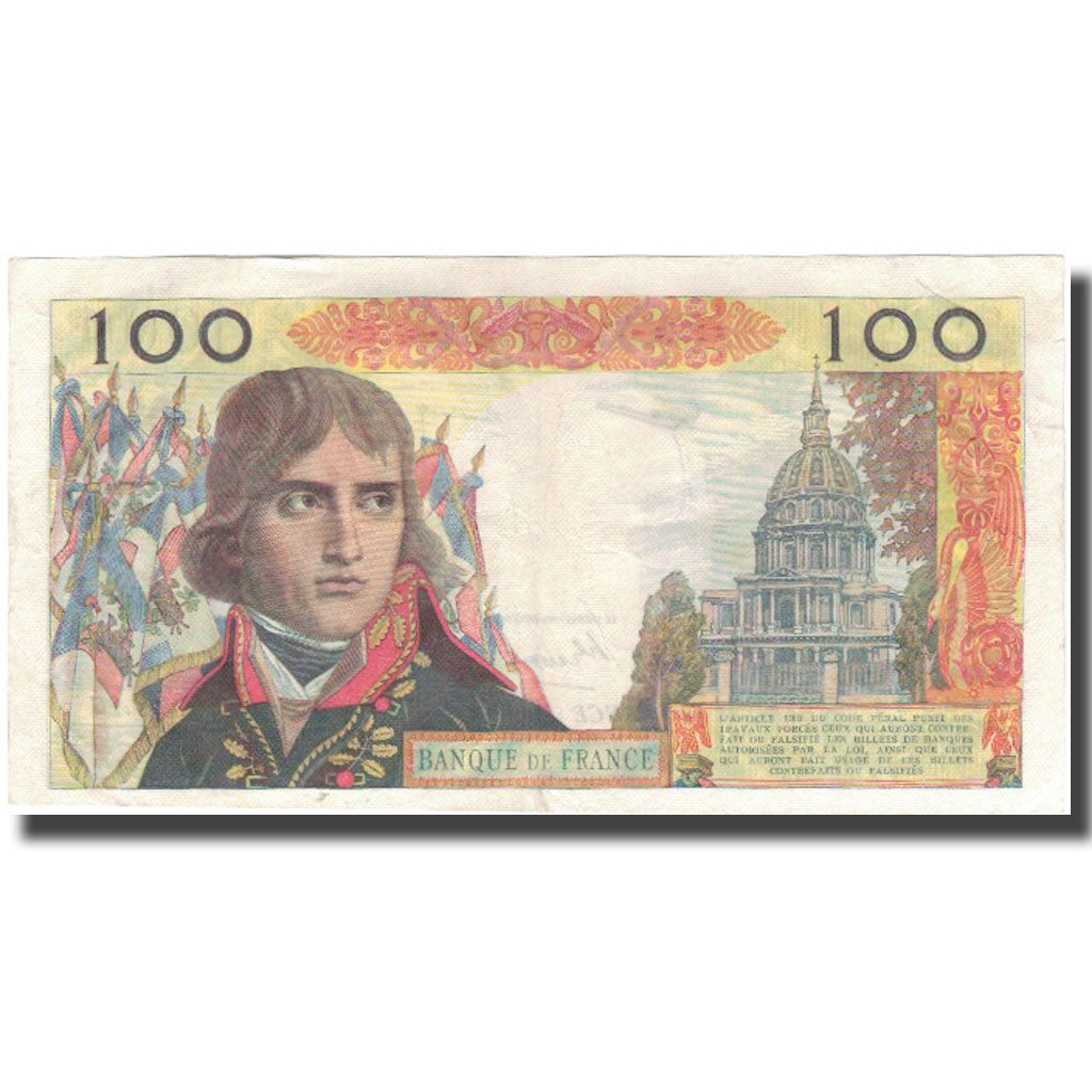 Francja, 100 Nouveaux Francs, Bonaparte, 1959-09-03, VF(30-35), Fayette:59.3