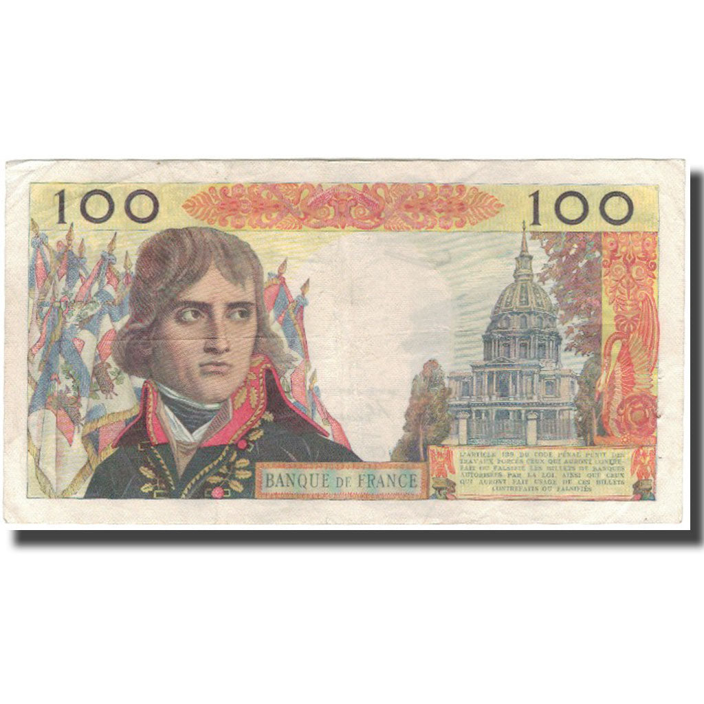 Francja, 100 Nouveaux Francs, Bonaparte, 1959-09-03, VF(30-35), Fayette:59.3