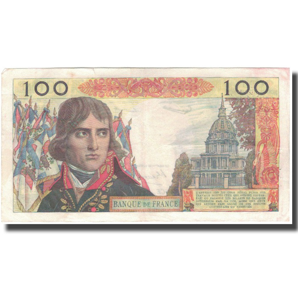 Francia, 100 Nouveaux Francs, Bonaparte, 1959-06-04, MB+, Fayette:59.2, KM:144a