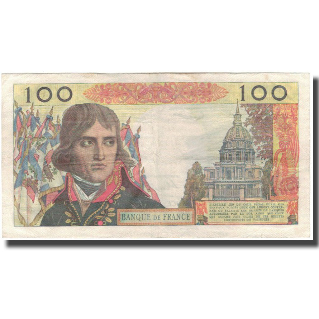 Francia, 100 Nouveaux Francs, Bonaparte, 1959-06-04, MB, Fayette:59.2, KM:144a