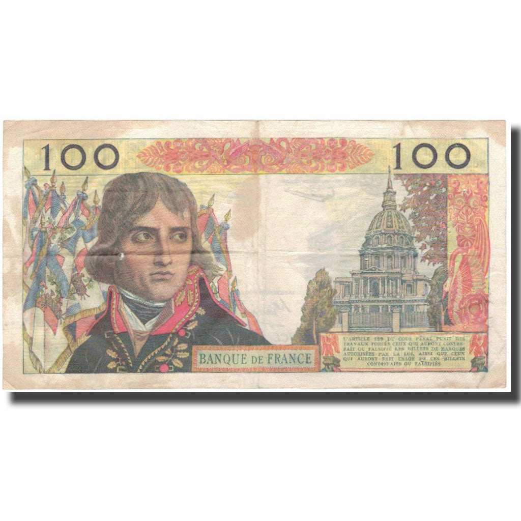 Francja, 100 Nouveaux Francs, Bonaparte, 1959-06-04, F(12-15), Fayette:59.2