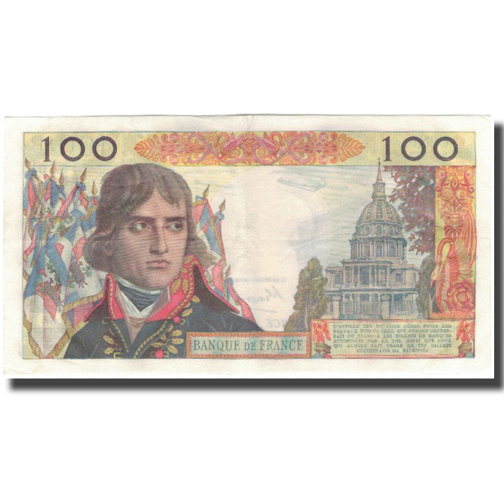 France, 100 Nouveaux Francs, Bonaparte, 1960-04-07, EF(40-45), Fayette:59.6