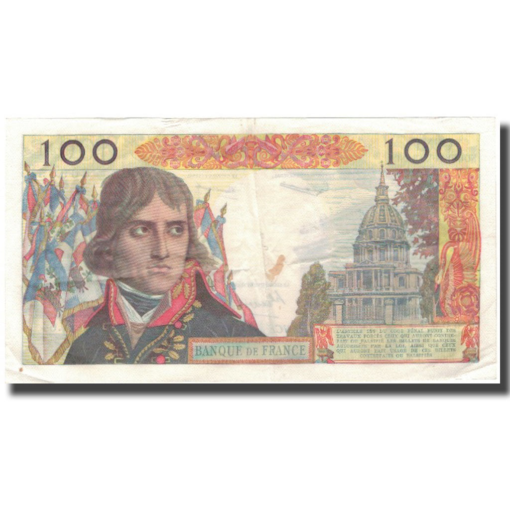 Frankreich, 100 Nouveaux Francs, Bonaparte, 1960-04-07, S+, Fayette:59.6