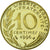 Coin, France, Marianne, 10 Centimes, 1996, Paris, MS(65-70), Aluminum-Bronze