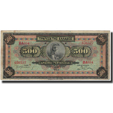 Banknote, Greece, 500 Drachmai, 1932, KM:102a, VF(20-25)