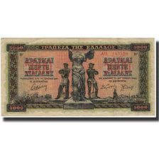 Banknot, Grecja, 5000 Drachmai, 1942, KM:119b, VF(20-25)