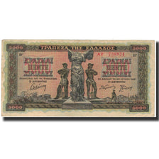 Banknote, Greece, 5000 Drachmai, 1942, KM:119b, VF(30-35)
