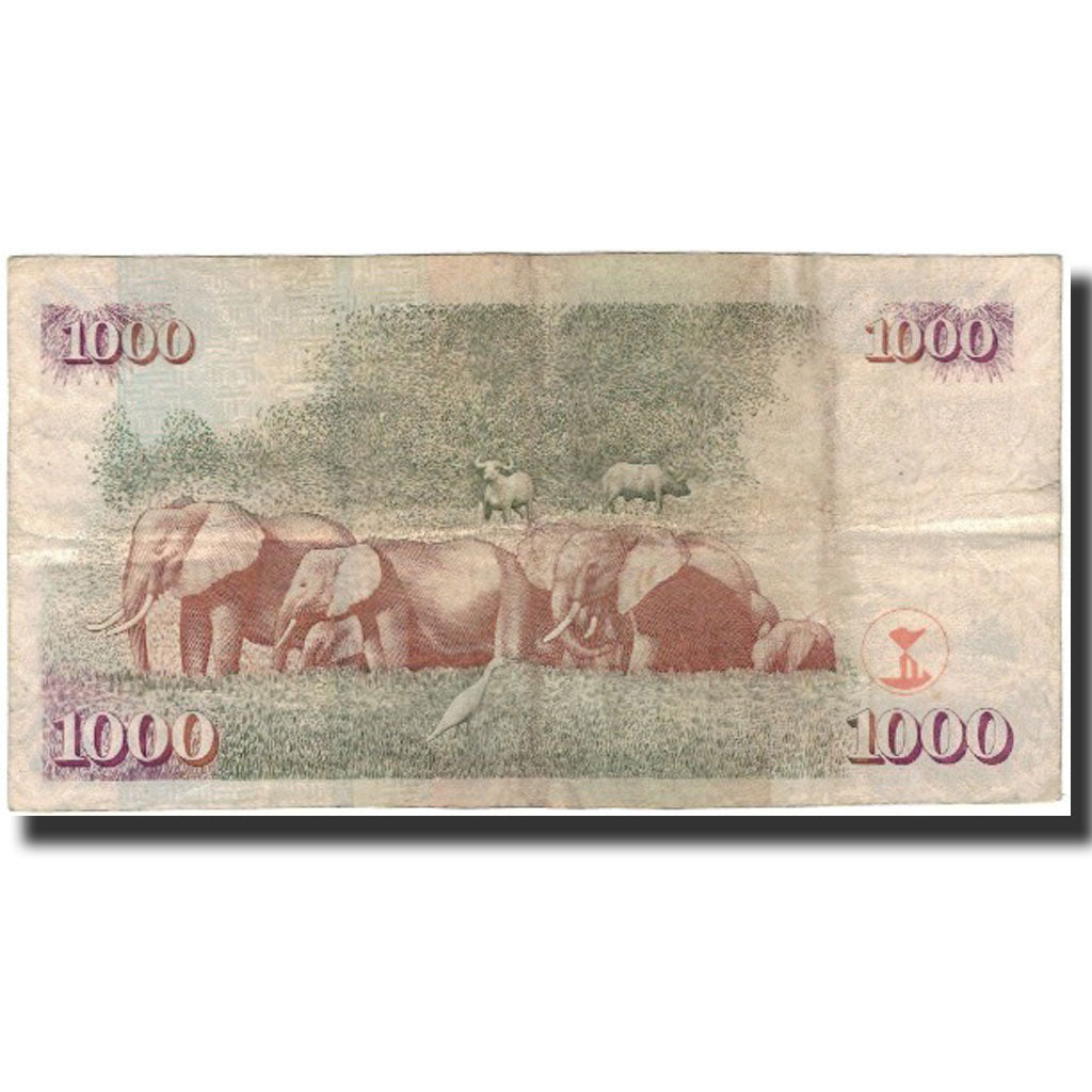 Banknote, Kenya, 1000 Shillings, 2010-07-16, KM:51e, VF(20-25)