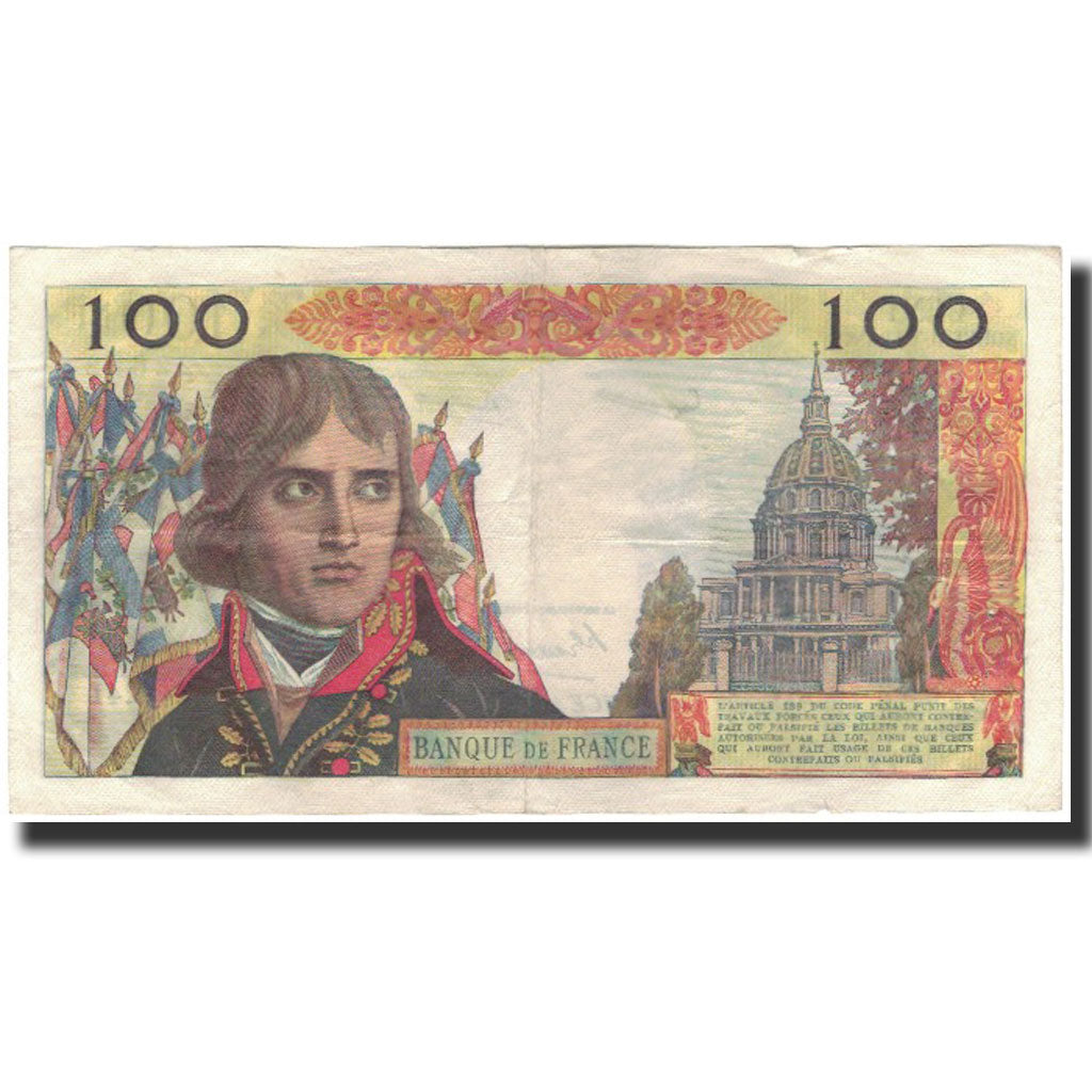 Frankrijk, 100 Nouveaux Francs, Bonaparte, 1959-12-03, TB, Fayette:59.4, KM:144a
