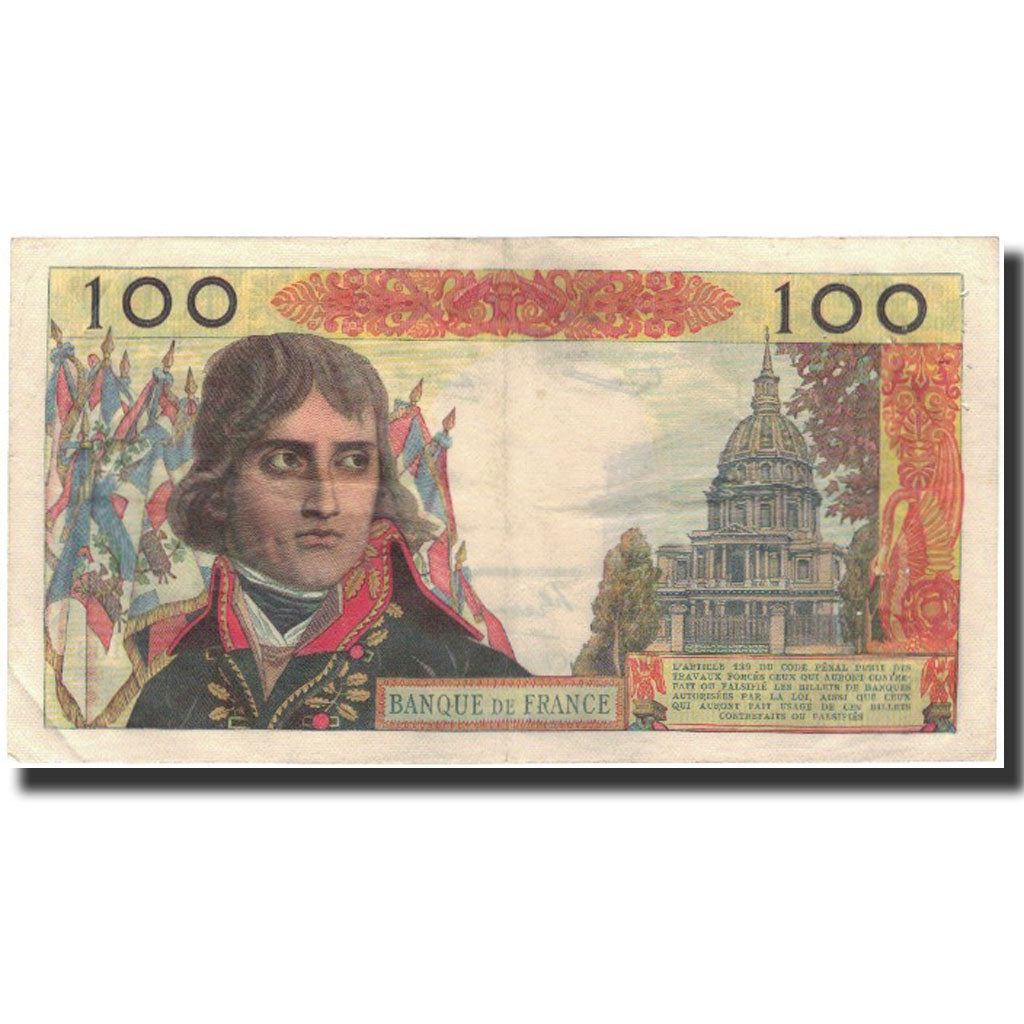 France, 100 Nouveaux Francs, Bonaparte, 1962-04-05, TB+, Fayette:59.15, KM:144a