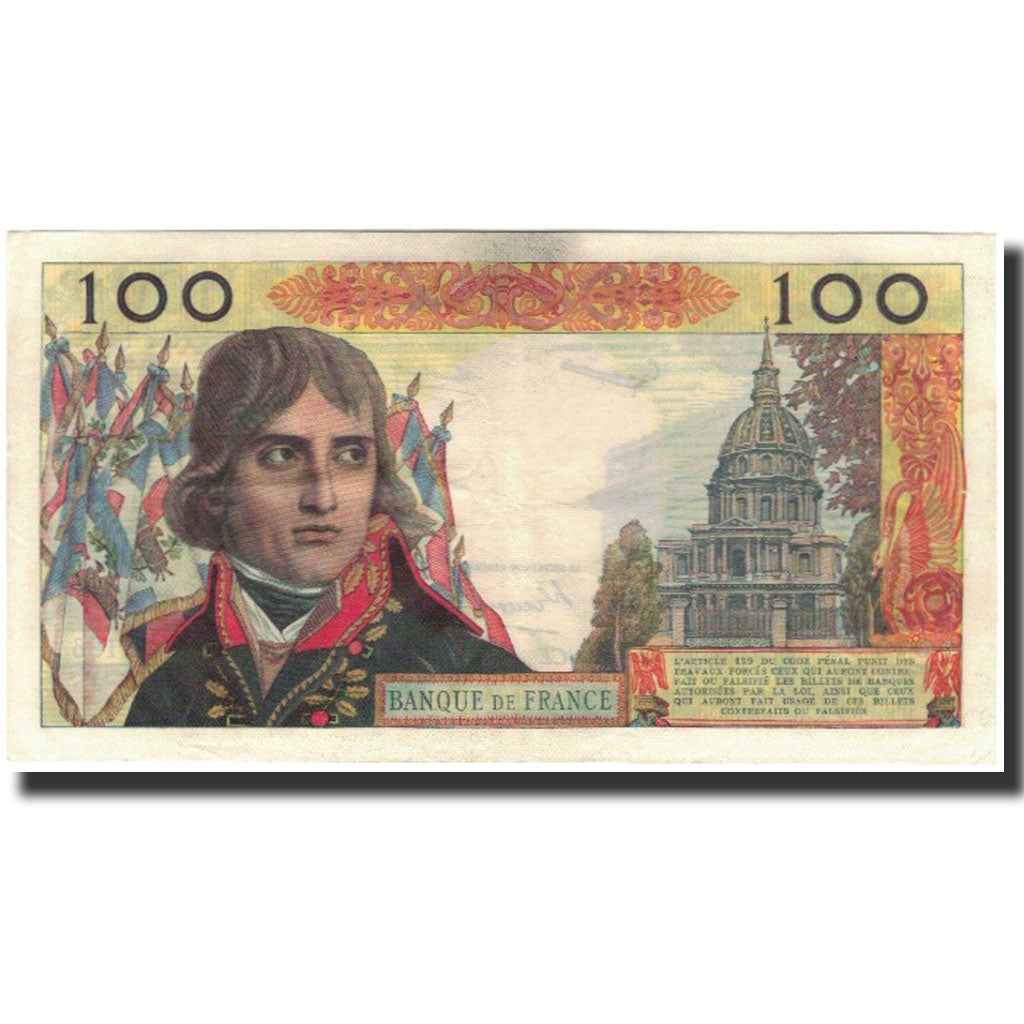 France, 100 Nouveaux Francs, Bonaparte, 1962-06-07, TTB, Fayette:59.16, KM:144a
