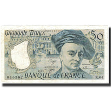 Frankreich, 50 Francs, Quentin de La Tour, 1991, S+, Fayette:67.17, KM:152e
