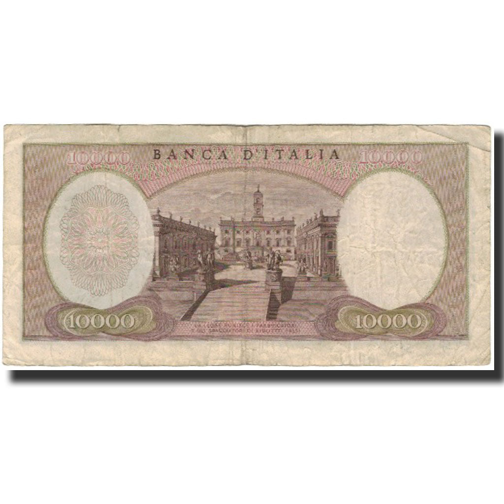 Banknote, Italy, 10,000 Lire, KM:97f, F(12-15)