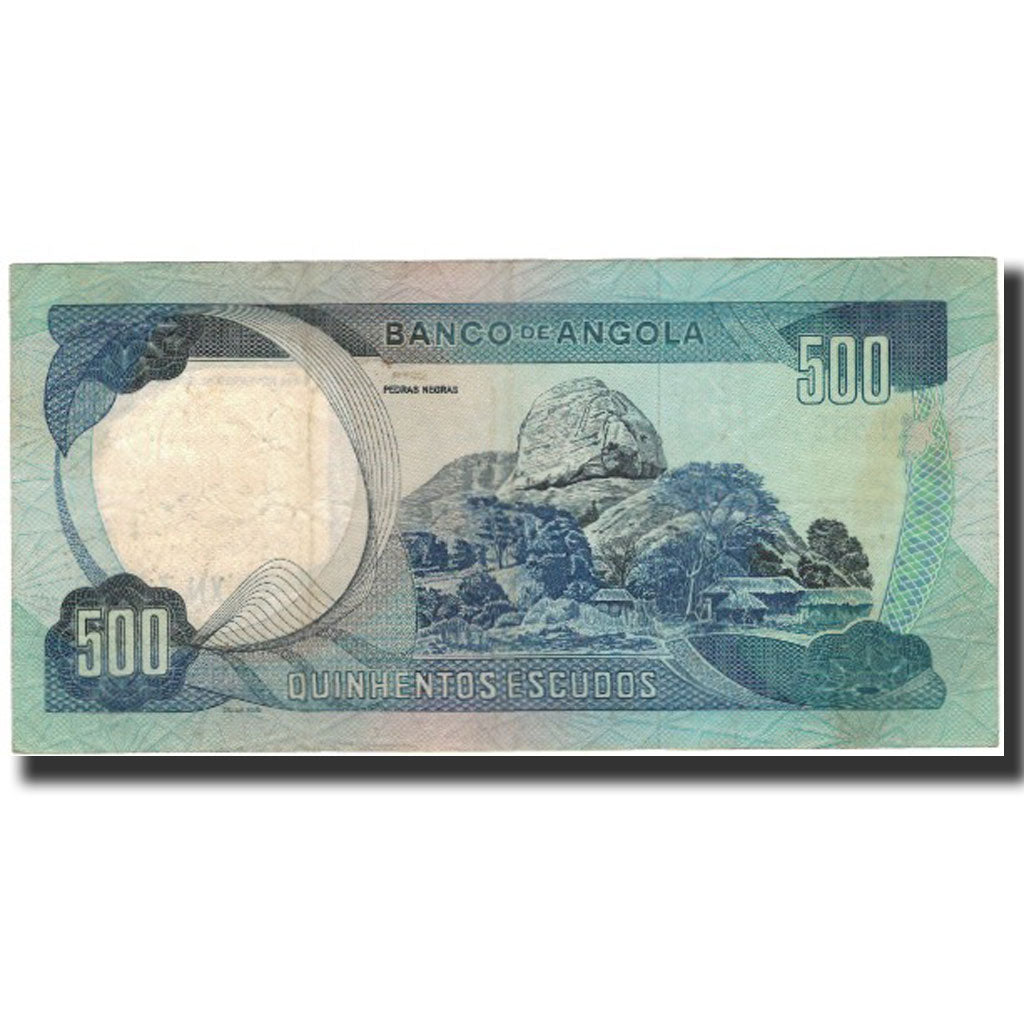 Banknote, Angola, 500 Escudos, 1972, 1972-11-24, KM:102, VF(30-35)