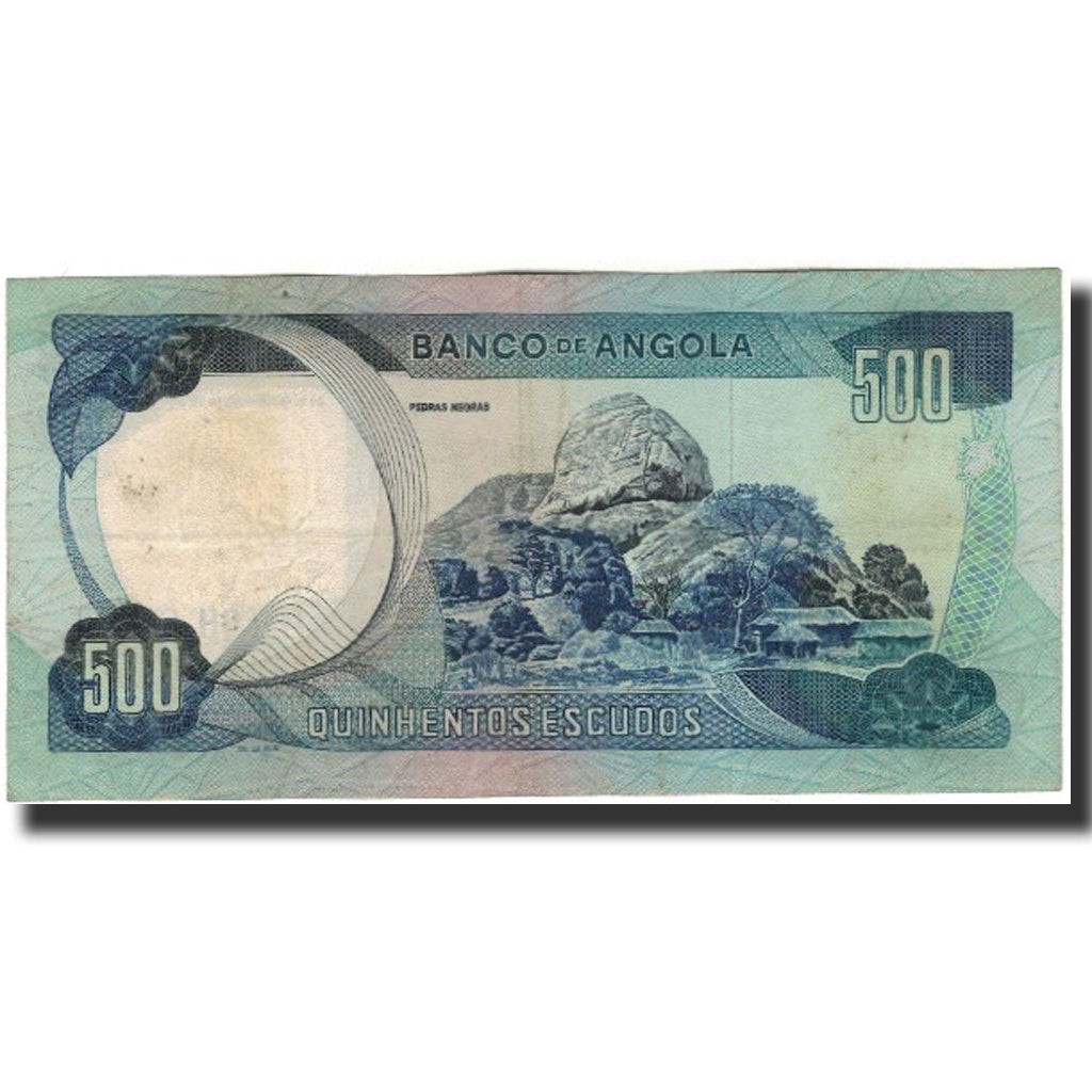 Banknote, Angola, 500 Escudos, 1972, 1972-11-24, KM:102, VF(20-25)