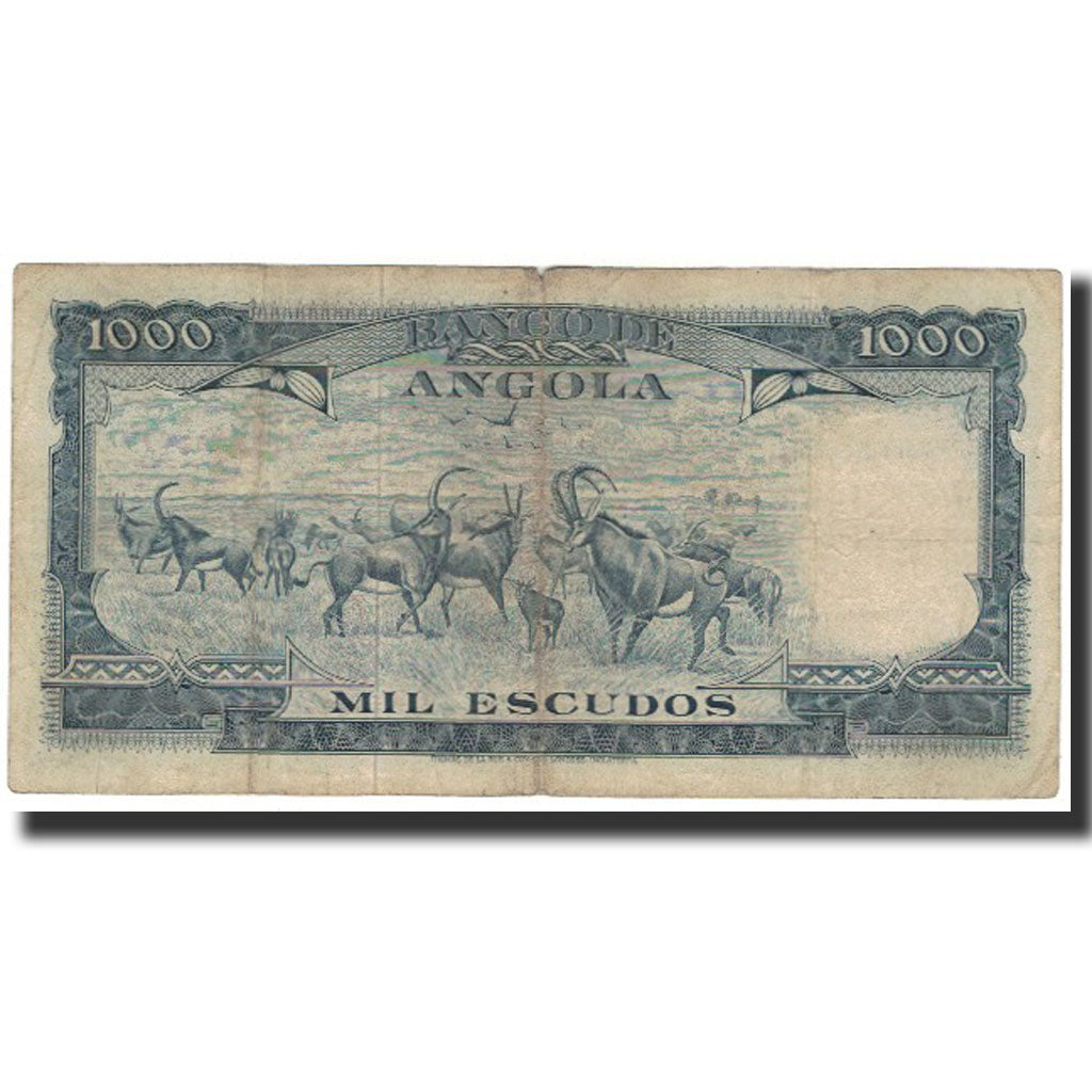 Billet, Angola, 1000 Escudos, 1970-06-10, KM:98, TB