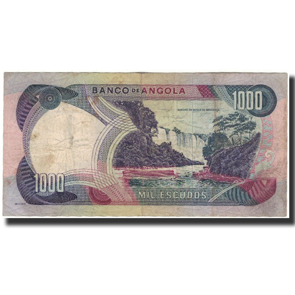 Billet, Angola, 1000 Escudos, 1972, 1972-11-24, KM:103, B