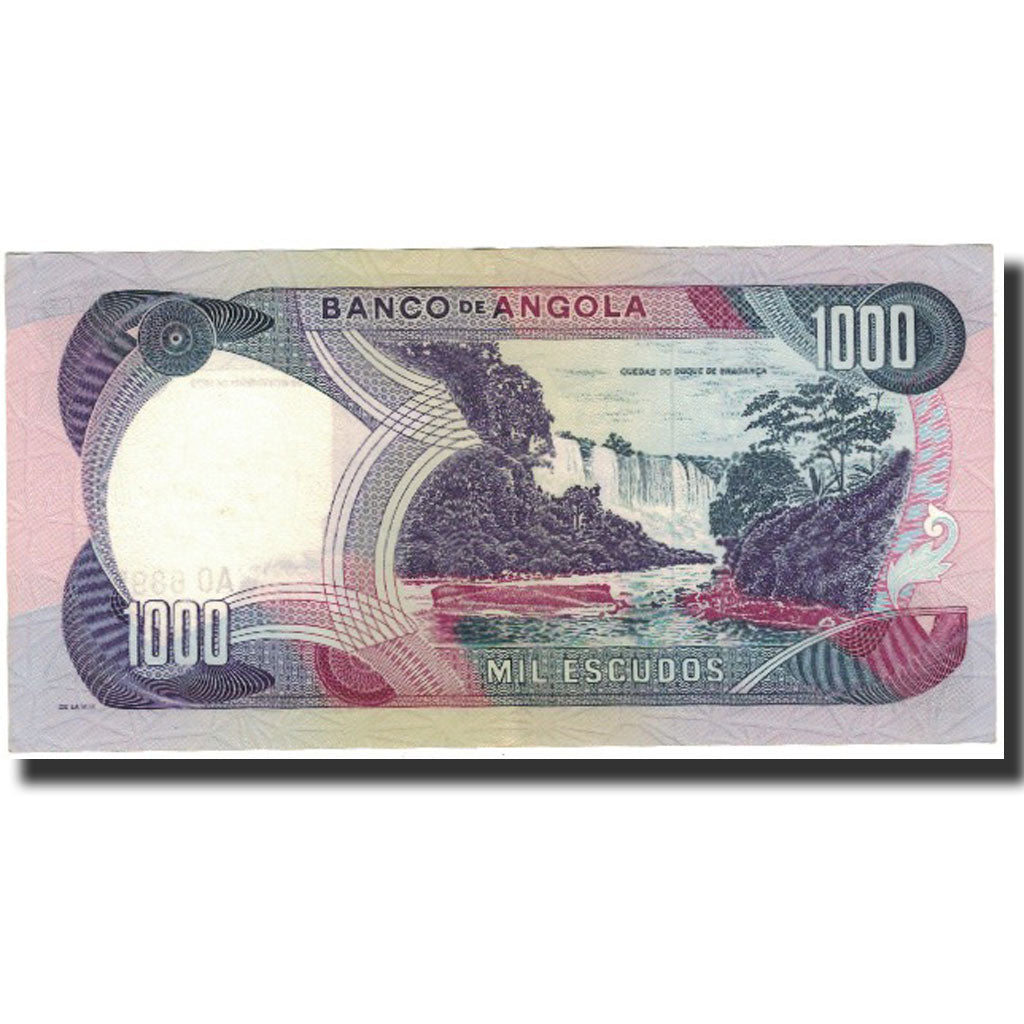 Banknote, Angola, 1000 Escudos, 1972, 1972-11-24, KM:103, AU(50-53)