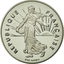 Moneta, Francia, Semeuse, 1/2 Franc, 1991, Paris, FDC, Nichel, Gadoury:429a