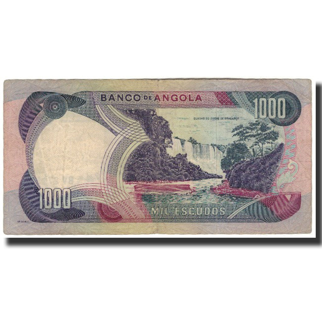 Banknote, Angola, 1000 Escudos, 1972, 1972-11-24, KM:103, VF(30-35)