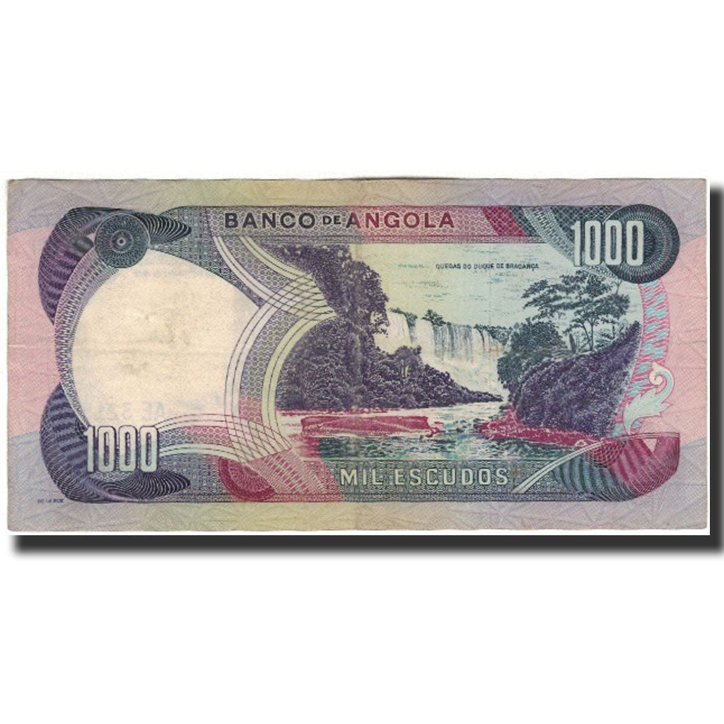 Billete, 1000 Escudos, 1972, Angola, 1972-11-24, KM:103, MBC