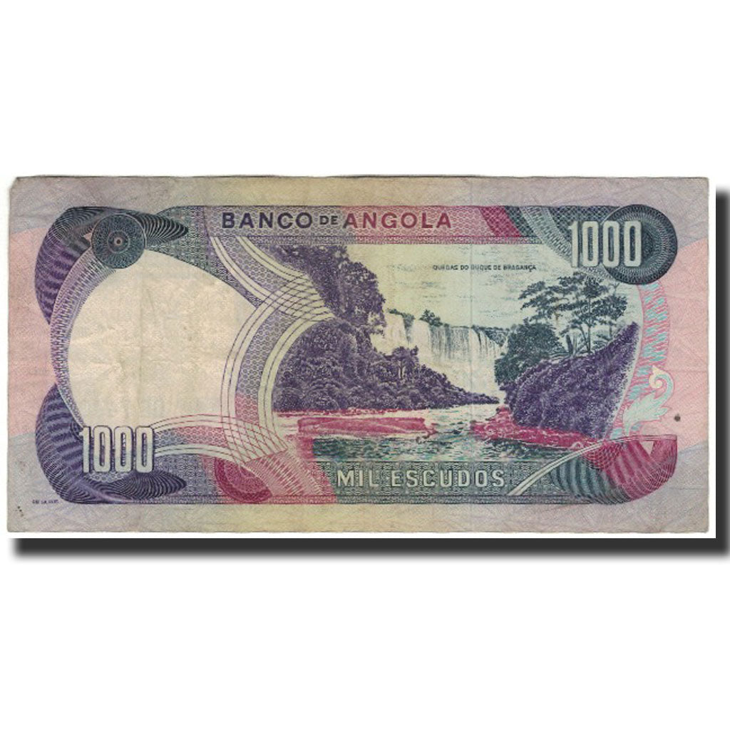 Banknote, Angola, 1000 Escudos, 1972, 1972-11-24, KM:103, VF(30-35)