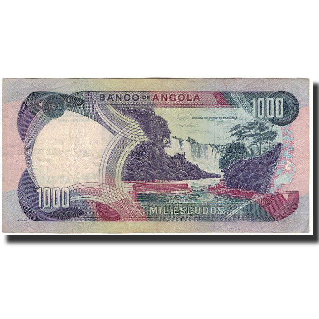 Banknote, Angola, 1000 Escudos, 1972, 1972-11-24, KM:103, VF(20-25)