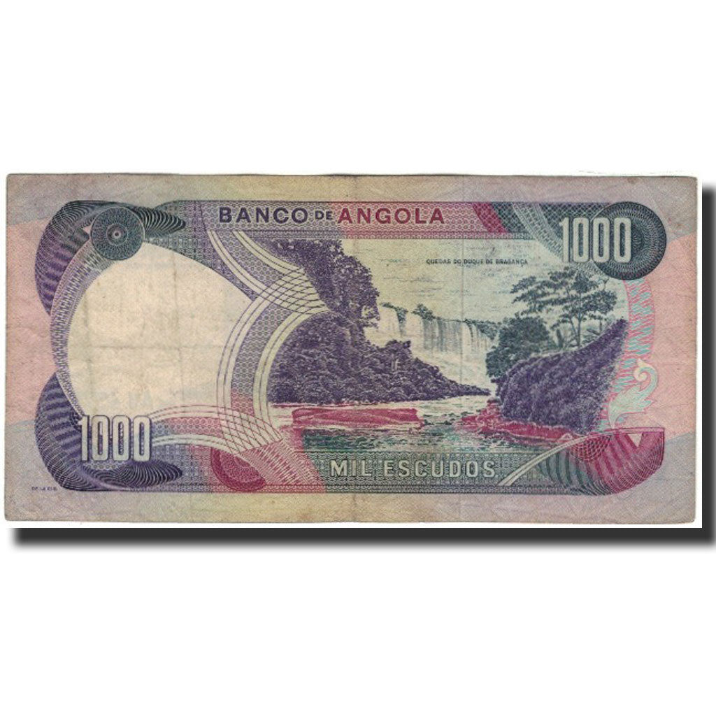 Banknote, Angola, 1000 Escudos, 1972, 1972-11-24, KM:103, F(12-15)