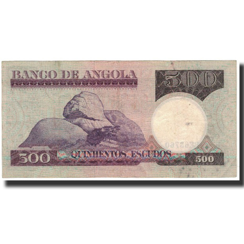 Banknote, Angola, 500 Escudos, 1973-06-10, KM:107, VF(30-35)