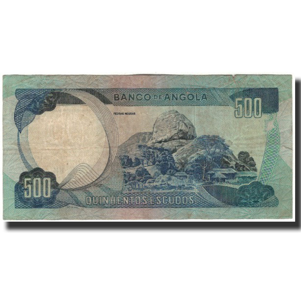 Geldschein, Angola, 500 Escudos, 1972-11-24, KM:102, SGE+