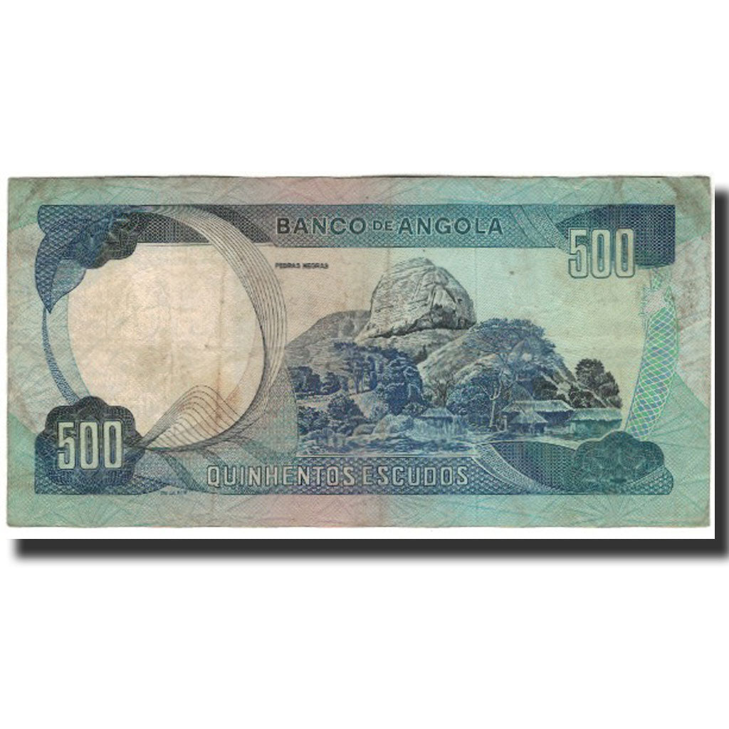 Banknote, Angola, 500 Escudos, 1972-11-24, KM:102, G(4-6)