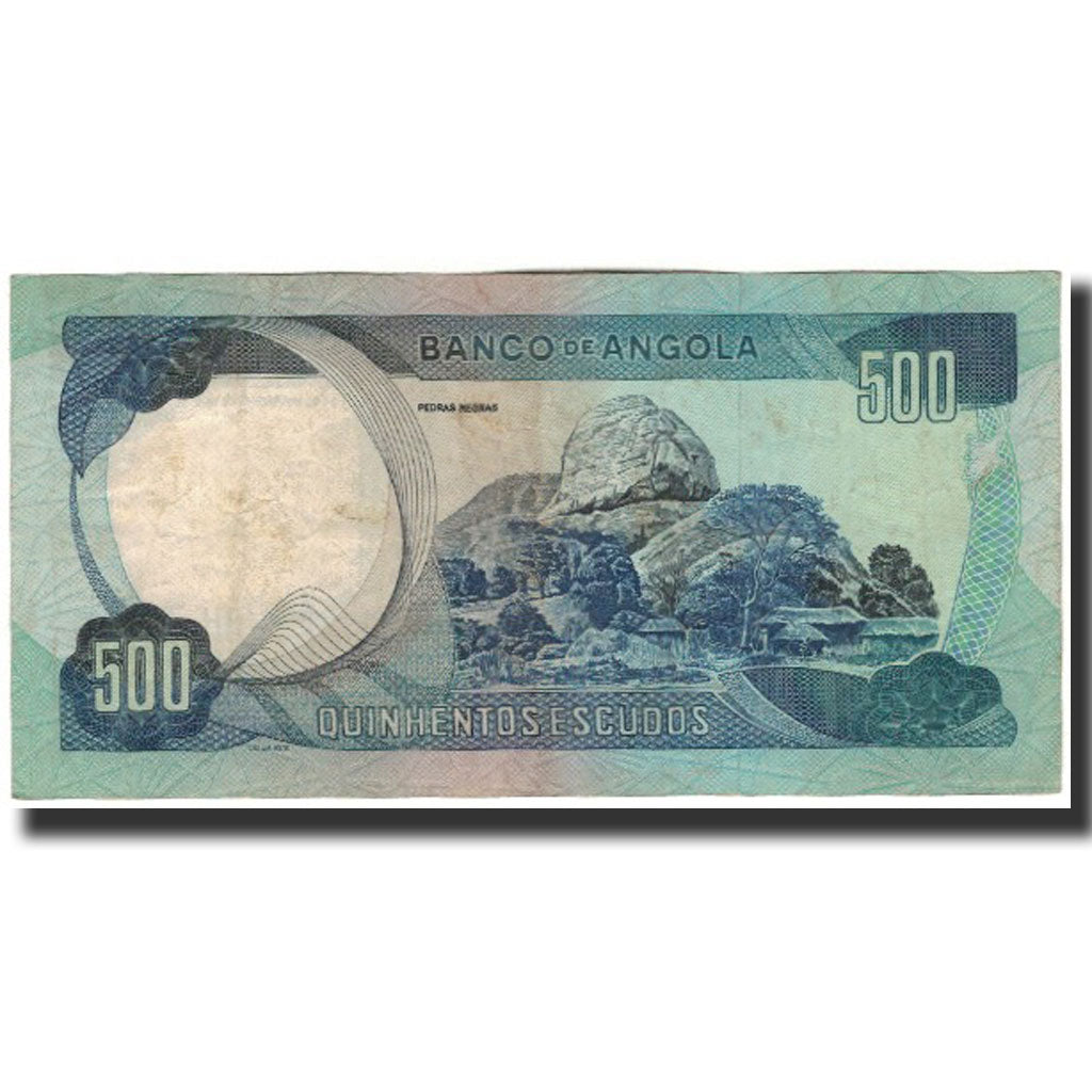 Banknote, Angola, 500 Escudos, 1972-11-24, KM:102, F(12-15)