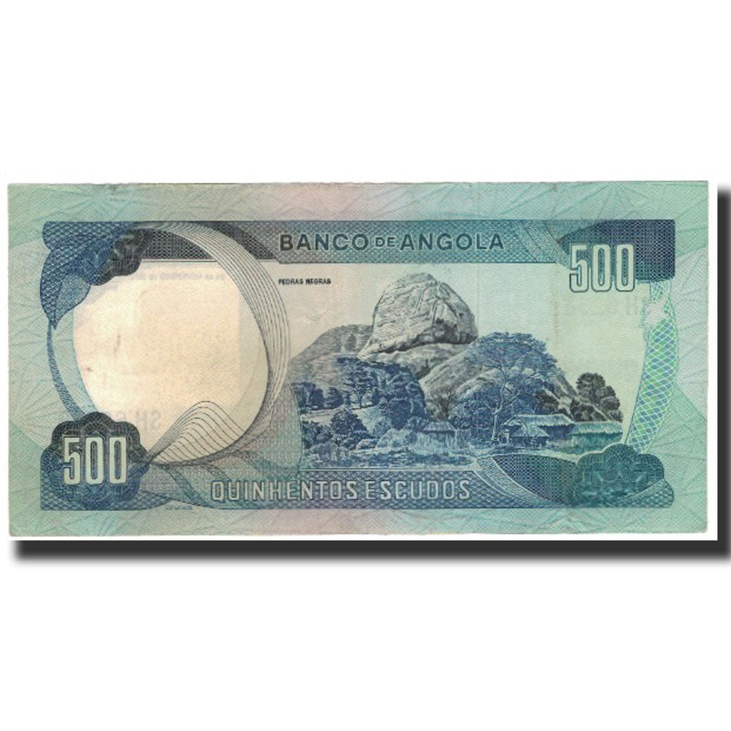 Geldschein, Angola, 500 Escudos, 1972-11-24, KM:102, S+