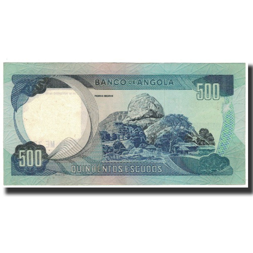 Banknote, Angola, 500 Escudos, 1972-11-24, KM:102, AU(50-53)