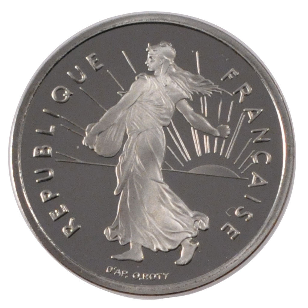 FRANCE, Semeuse, 1/2 Franc, 1994, KM #931.2, MS(65-70), Nickel, 19.5, Gadoury...
