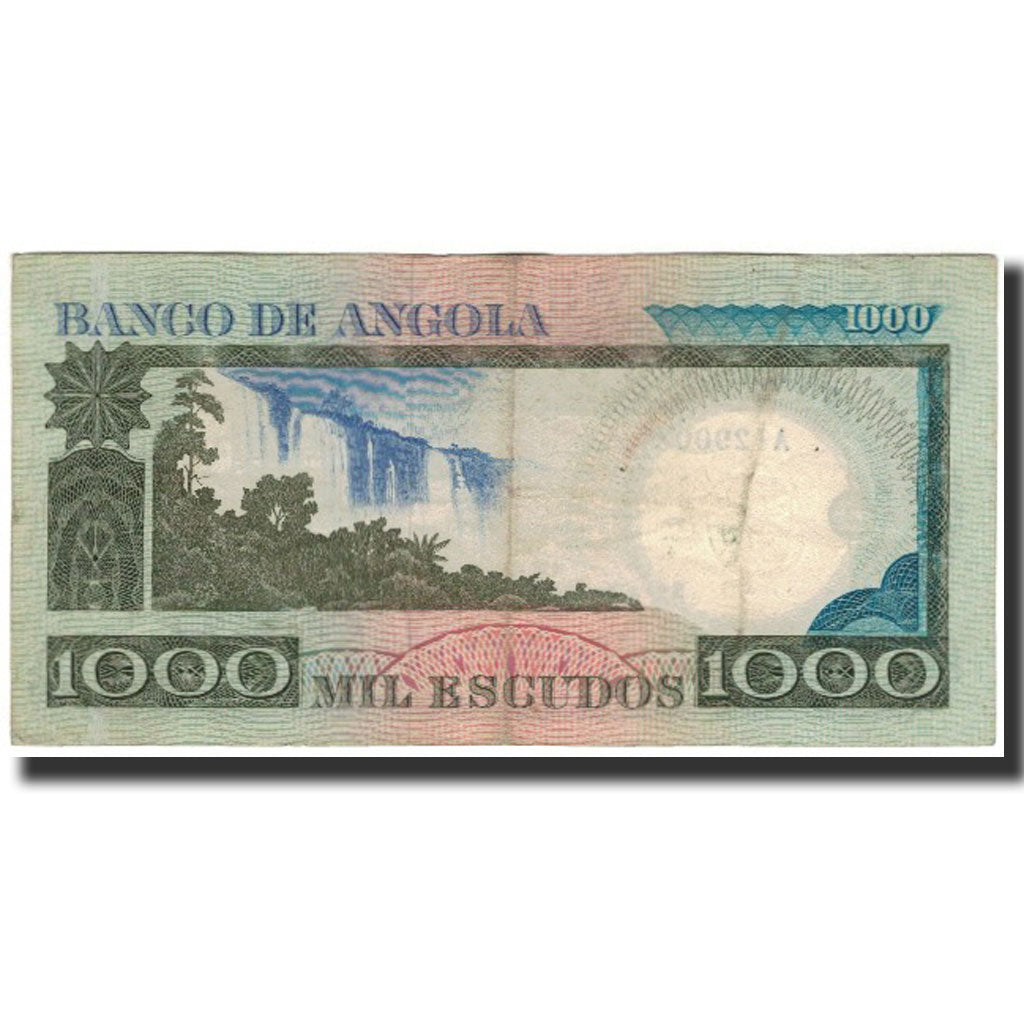 Banconote, Angola, 1000 Escudos, 1973-06-10, KM:108, MB