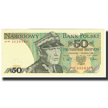 Billet, Pologne, 50 Zlotych, 1988, 1988-12-01, KM:142b, SPL