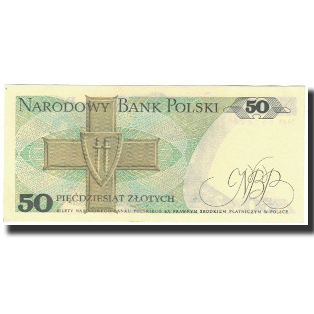Billet, Pologne, 50 Zlotych, 1988, 1988-12-01, KM:142b, SPL