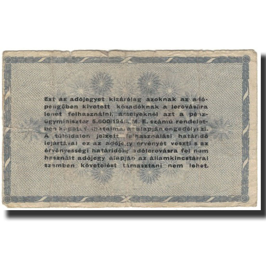 Banknote, Hungary, 50,000 (Ötvenezer) Adópengö, 1946, 1946-07-31, KM:138c
