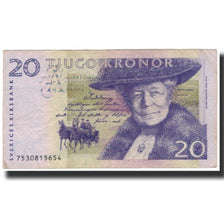 Banknote, Sweden, 20 Kronor, 1997-2008, KM:63a, VF(20-25)