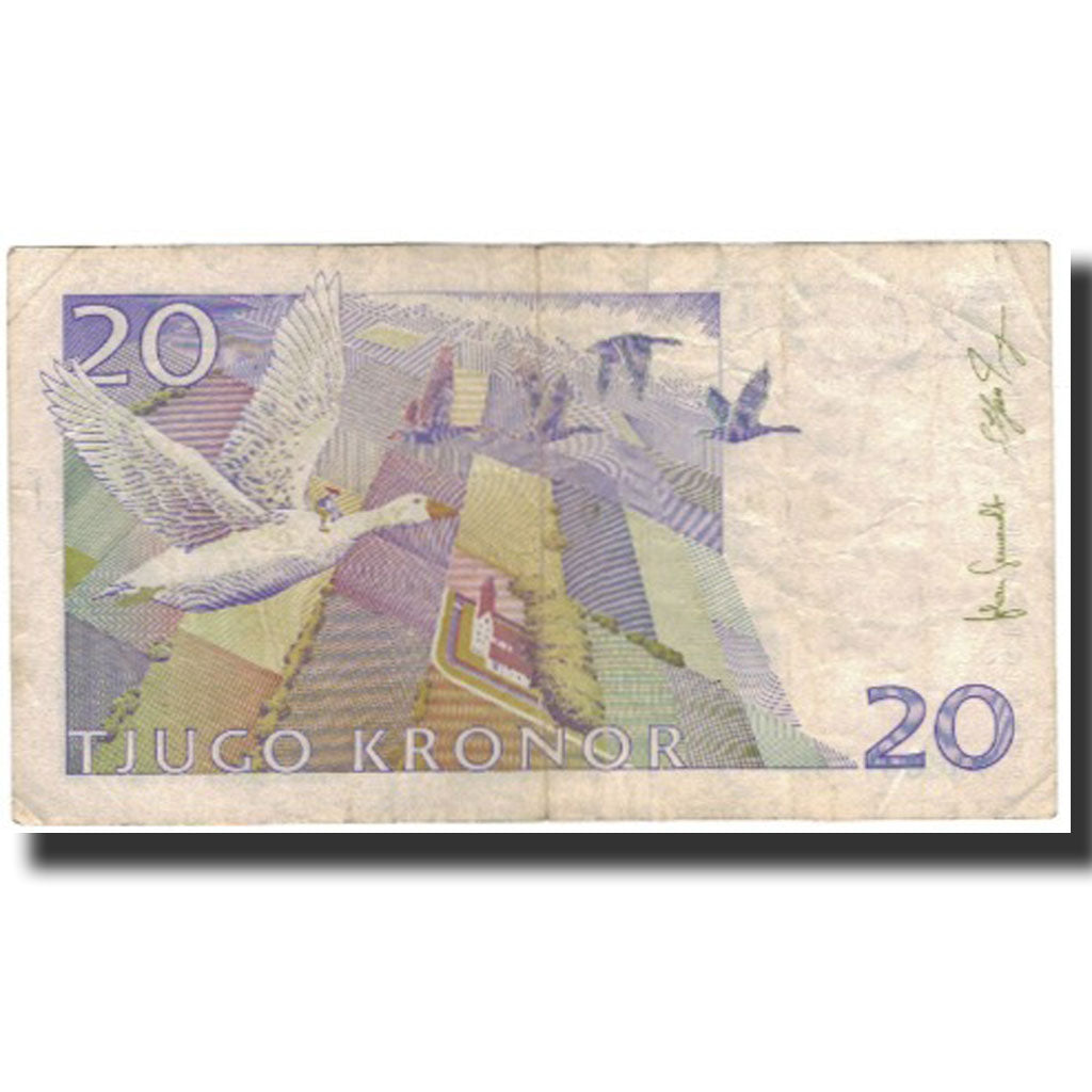Banknote, Sweden, 20 Kronor, 1997-2008, KM:63a, VF(20-25)
